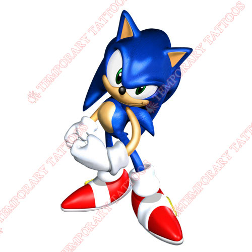 Sonic the Hedgehog Customize Temporary Tattoos Stickers NO.5293